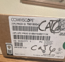 CommScope UNP-6-DM-1U-24 Cat6 24-Port RJ-45 Patch Panel 1U 19in