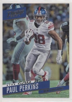 2017 Panini Prestige Xtra Points Gold 4/50 Paul Perkins #107 z7h