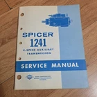 Spicer 1241  4 Speed Auxiliary Transmission Service Manual