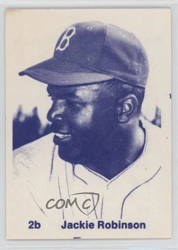 1975 TCMA All Time Brooklyn/Los Angeles Dodgers Purple Jackie Robinson HOF