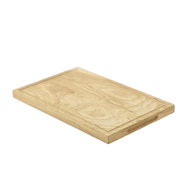 Oak Wood Serving Board For Serving Breads Cheeses Appetisers 34 x 22 x 2cm