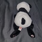 Ty Beanie Boos Panda Plush Stuffed Animal Green Glitter Eyes — photo 2