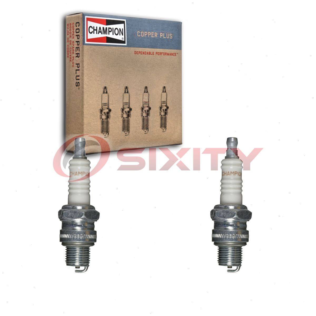 2 pc Champion Copper Plus 933-1 Spark Plugs for QL86C 3922 1507 Ignition le