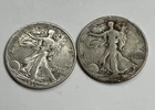 Junk Silver $1 Face Value 90% Silver 1936 & 1943 D Walking Liberty Half Dollars