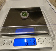 Gold Anhänger 750 mit Jade und Diamanten 0,85ct