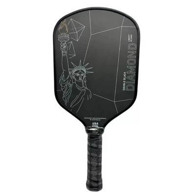 Six Zero Pickleballschläger Thermoformed T700 Double Black Diamond 16 mm Professio