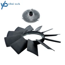 Cooling Fan Blade & Fan Clutch Kit For BMW E36 E46 E53 E34 E32 E39 X5 323i 325i
