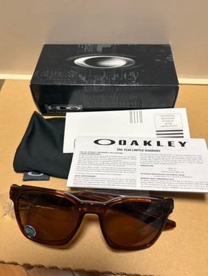 OAKLEY Garage Rock Polarized Sunglasses Dark Amber Unused From Japan