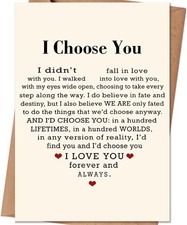 Valentines Day Gifts for Him Her, Valentine's Day Card for Husband Wife Boyfrien