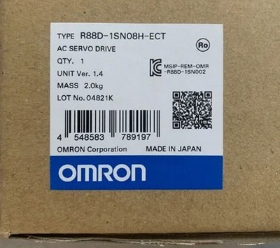 R88D-1SN08H-ECT New Omron AC Servo Driver R88D-1SN08H-ECT