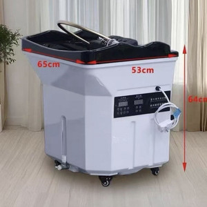 Portable Adjustable Head & Scalp treatment Unit Black White 65x53x64cm