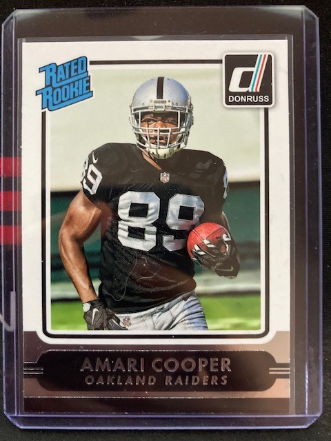 2015 Panini Donruss #203 Amari Cooper Rated Rookie RC Raiders