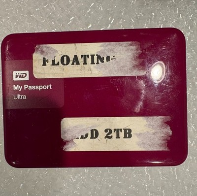 WD My Passport Ultra 1TB Portable Hard Drive Red