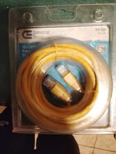15FT Cat5e Patch Cord Yellow Cat 5e Ethernet Cable RJ45 Internet NAS Modem Cord