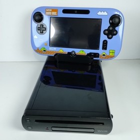 Nintendo Wii U Black Nintendo Smash Bros U + Tablet - Tested 