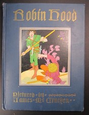 ROBIN HOOD James McCracken Illustrations 1932 Ula Waterhouse Echols Children HB