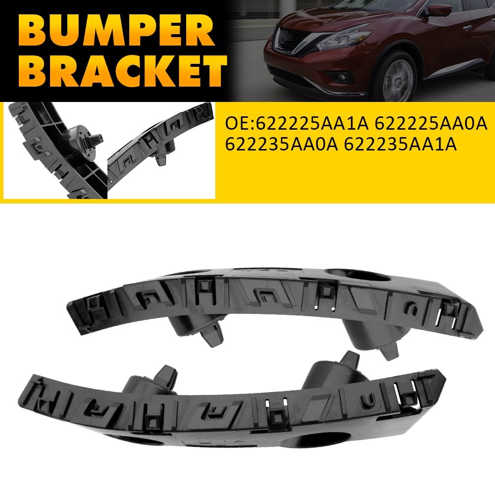 FOR 2015-2019 NISSAN MURANO LEFT AND RIGHT SIDE BUMPER TO FENDER BRACKETS 1/2Set