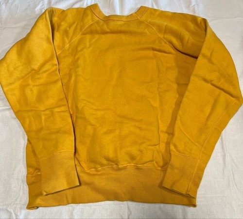 Warehouse Vintage Peanuts Snoopy Sweatshirt M Yellow Cotton Gently Worn USED JPN - Imagen 4 de 10
