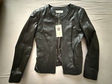NEU Gweih&Silk Damen Trachtenjanker Lederjacke schwarz Gr. 36 Oktoberfest, Klass