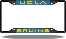 UCLA BRUINS Black License Plate Frame