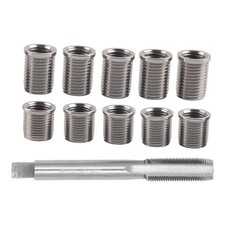 Gewindereparaturwerkzeug M10x1.0 + M12x1.0 Gewindebohrer Autozubeh&ouml;rsatz...