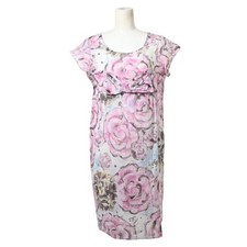 Chanel 09P Camellia Print Cotton One Piece Used CYHE-0