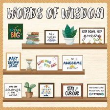 Bulletin Board Decorations for Classroom, Bookshelf Motivational Classrom Dec...