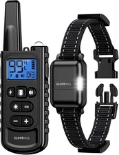 Collar Electrico Choque De Entrenamiento Para Perros Con Control Remoto 2600ft