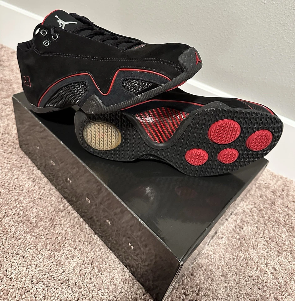 OG NUEVO Nike Air Jordan XXI 21 gamuza de raza baja - 2006 - talla 9,5 313529-002 para hombre Foto 3 de 4