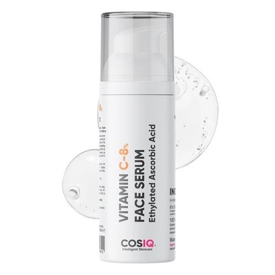 Cos-IQ 8% Vitamin C Gesichtsserum strahlende Haut, 30ml