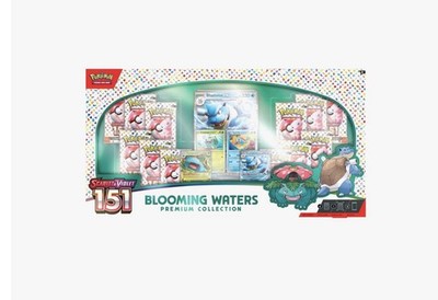 Pokemon TCG Scarlet & Violet 151 Blooming Waters Premium Collection Box Sealed