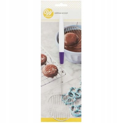 Schokoladentauch Löffel für Kuchen Deko, Edelstahl/kunststoff, Candy Melt