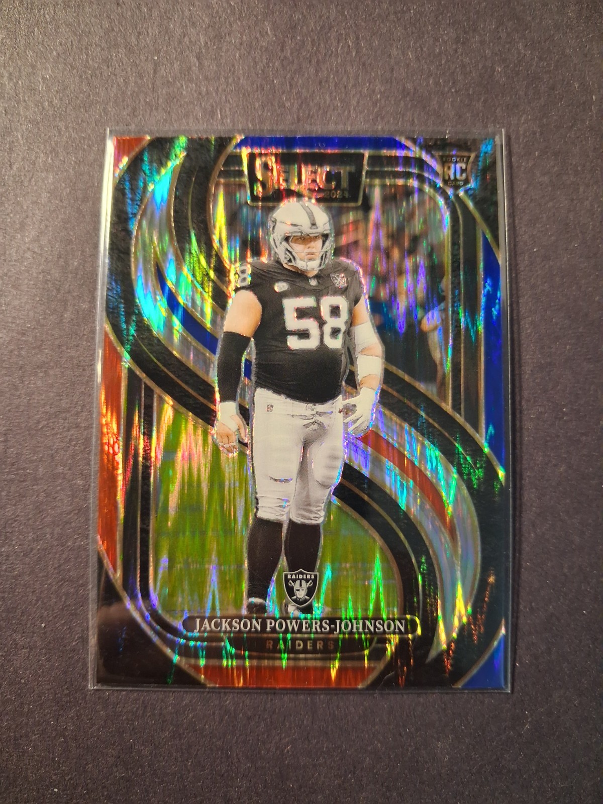 Jackson Powers-Johnson Panini Select #148 Red & Blue Shock