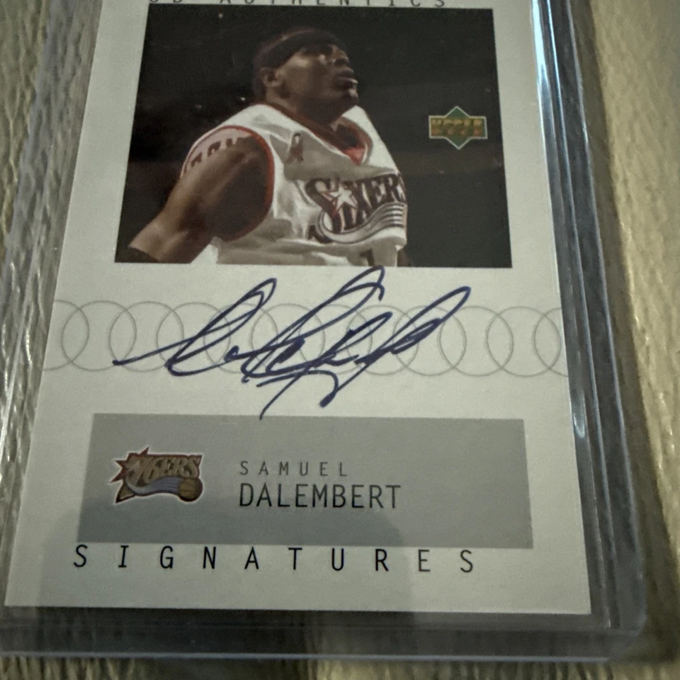 2002-03 UD 正品签名 #SD Samuel Dalembt 签名六人 — 第 2/4 张图片