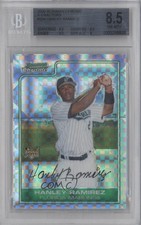 2006 Bowman Chrome X-Fractor /250 Hanley Ramirez #204 BGS 8.5 Rookie RC