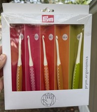 PRYM CONSUMER USA 57182 Ergonomic Crochet Hook Set - E, G, 7, H, J - 5 PC