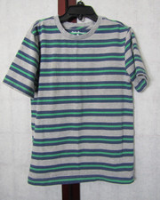 Tommy Bahama Cotton Short Sleeve Gray/Blue/Green T-Shirt Youth Size M 7-8 