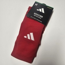 Adidas Red Soccer Metro Socks Size Medium Arch Ankle Compression Cleats Socks