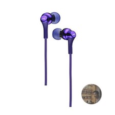JVC Kenwood HA-FX26-V Wired In-Ear Earphones Violet Neodymium Driver New