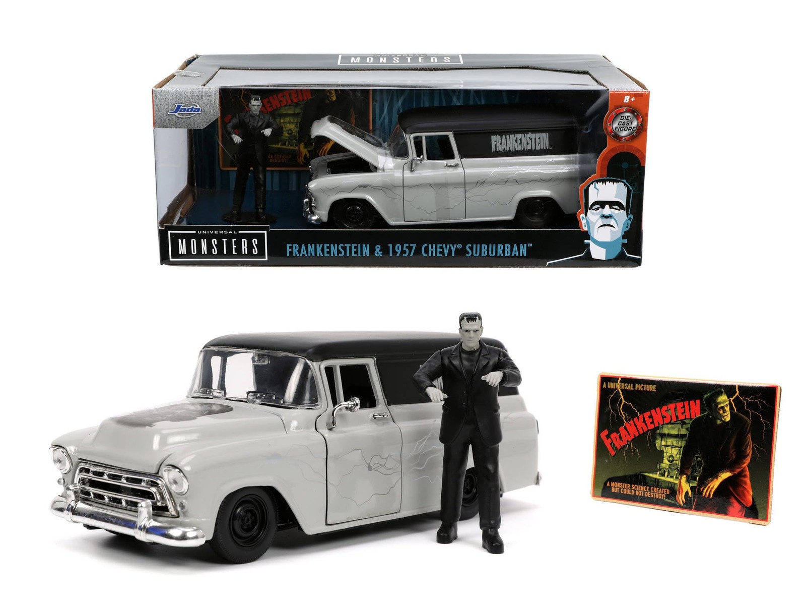 Jada Toys 253255032 Франкенштейн 1957 Chevy Suburban в масштабе 124 Цвайфарбиг Германия 9590₽