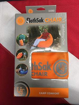 Slothsak chair orange camping hike gift fun dive snorkel equip gear
