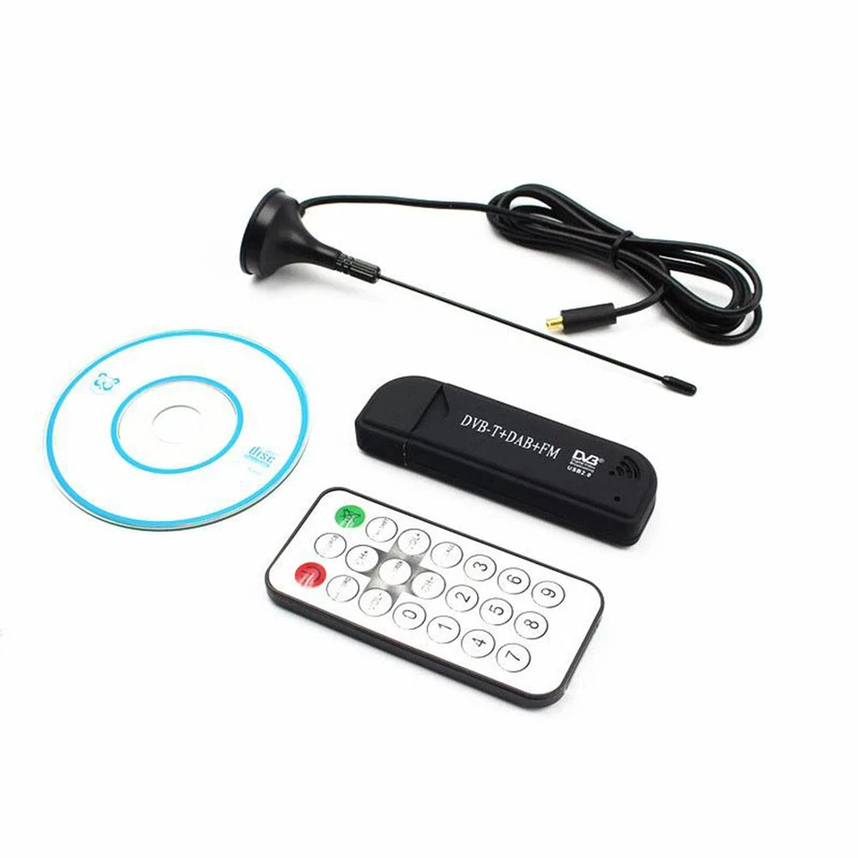 USB2.0 Digital DVB-T SDR+DAB+FM HDTV TV Sintonizador Receptor Stick HE RTL2832U y R820T - Imagen 3 de 4
