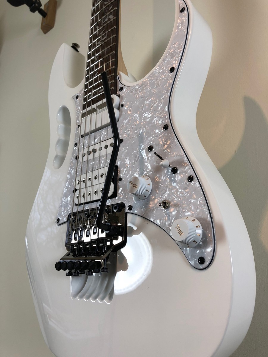 Ibanez JEM Jr Steve Vai With Sustainiac Pro Sustainer White | eBay