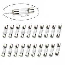 20Pcs F0.25AL250V 5x20mm Fast Acting Quick Blow Fast Blow Fuse 250v 0.25A 250mA