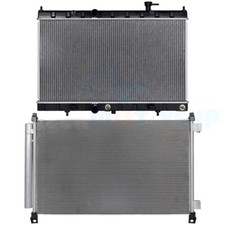 Aluminum Radiator & AC Condenser Cooling Assembly for 2014-2019 Nissan Rogue
