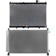 Aluminum Radiator & AC Condenser Cooling Assembly for 2014-2019 Nissan Rogue