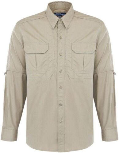 LAPG -LA Police Gear Men's L/S Tactical Field Shirt 2.0 Sz XLarge - Khaki NWT