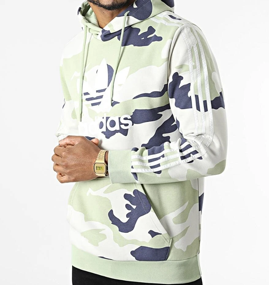 adidas originals trefoil camo hoodie