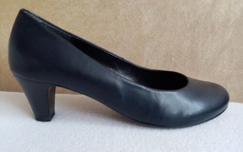 GABOR Pumps Gr. 38,5 Gr. 5,5 Leder dunkelblau