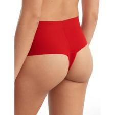 Hanky Panky 6J1921B BREATHE Soft Hi-Rise Thong CRIMSON RED  M  NWT 25